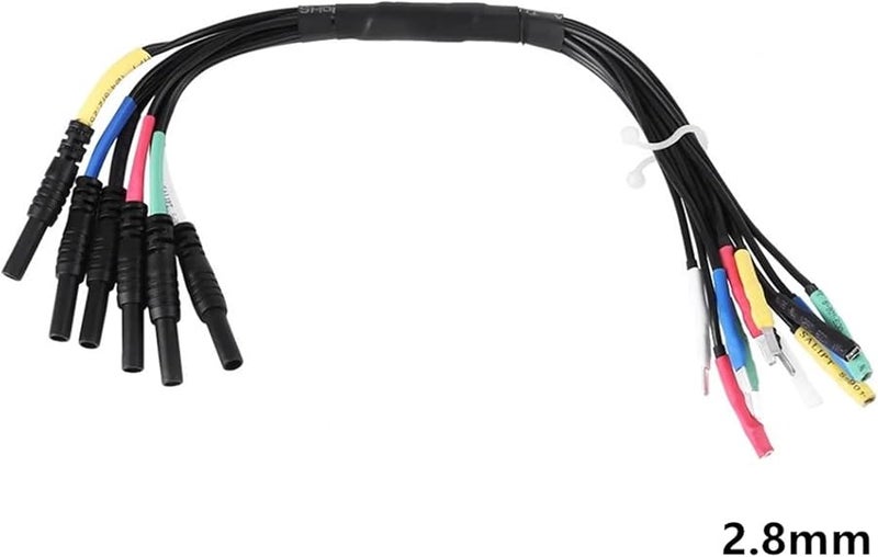 HT306 6 Channel Universal Automotive Oscilloscope With 4 Probe Sizes 0 6 1 5 2 3 2 8 Mm Black - Image 2